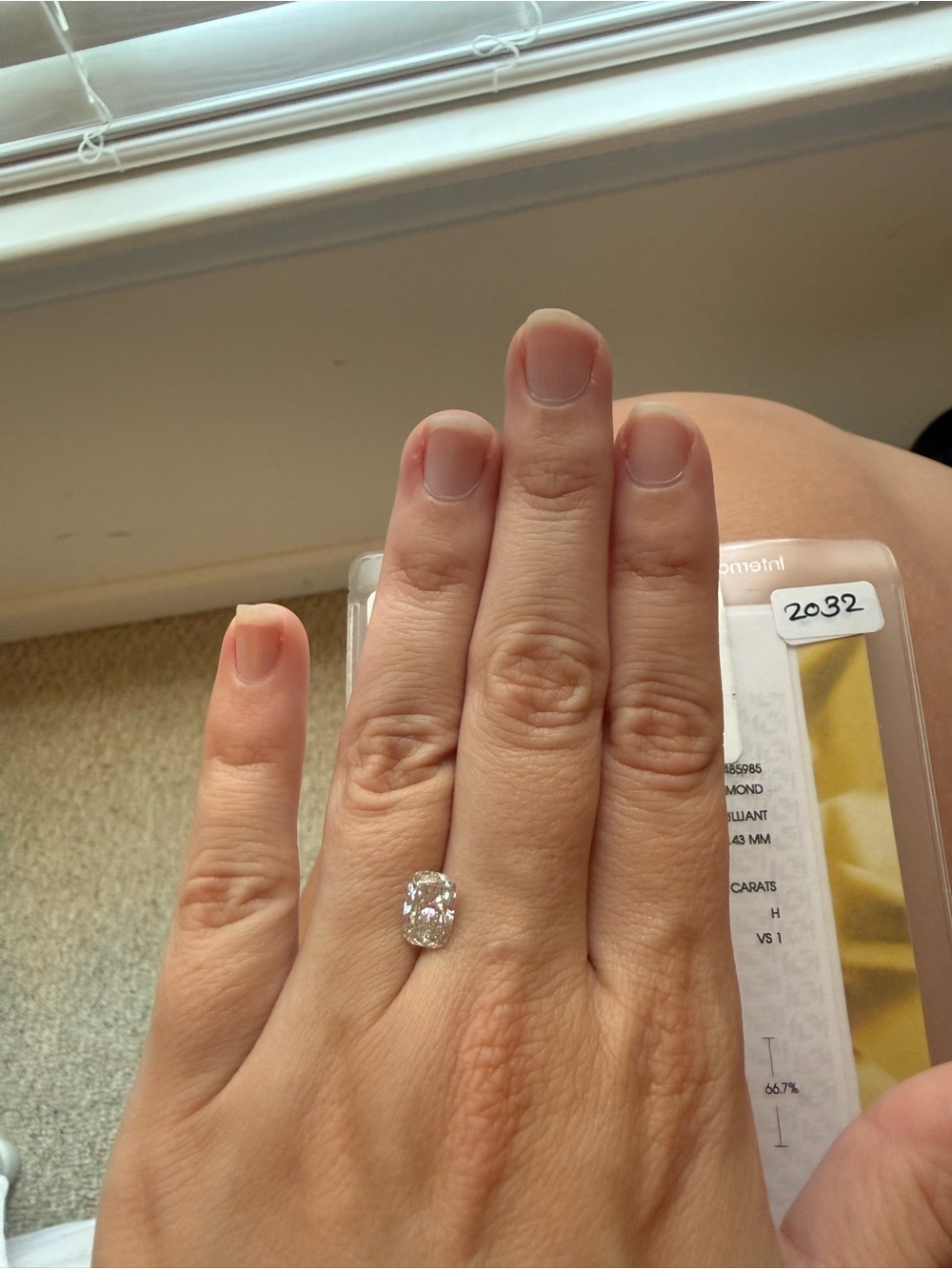 Lab Grown Cushion Diamond